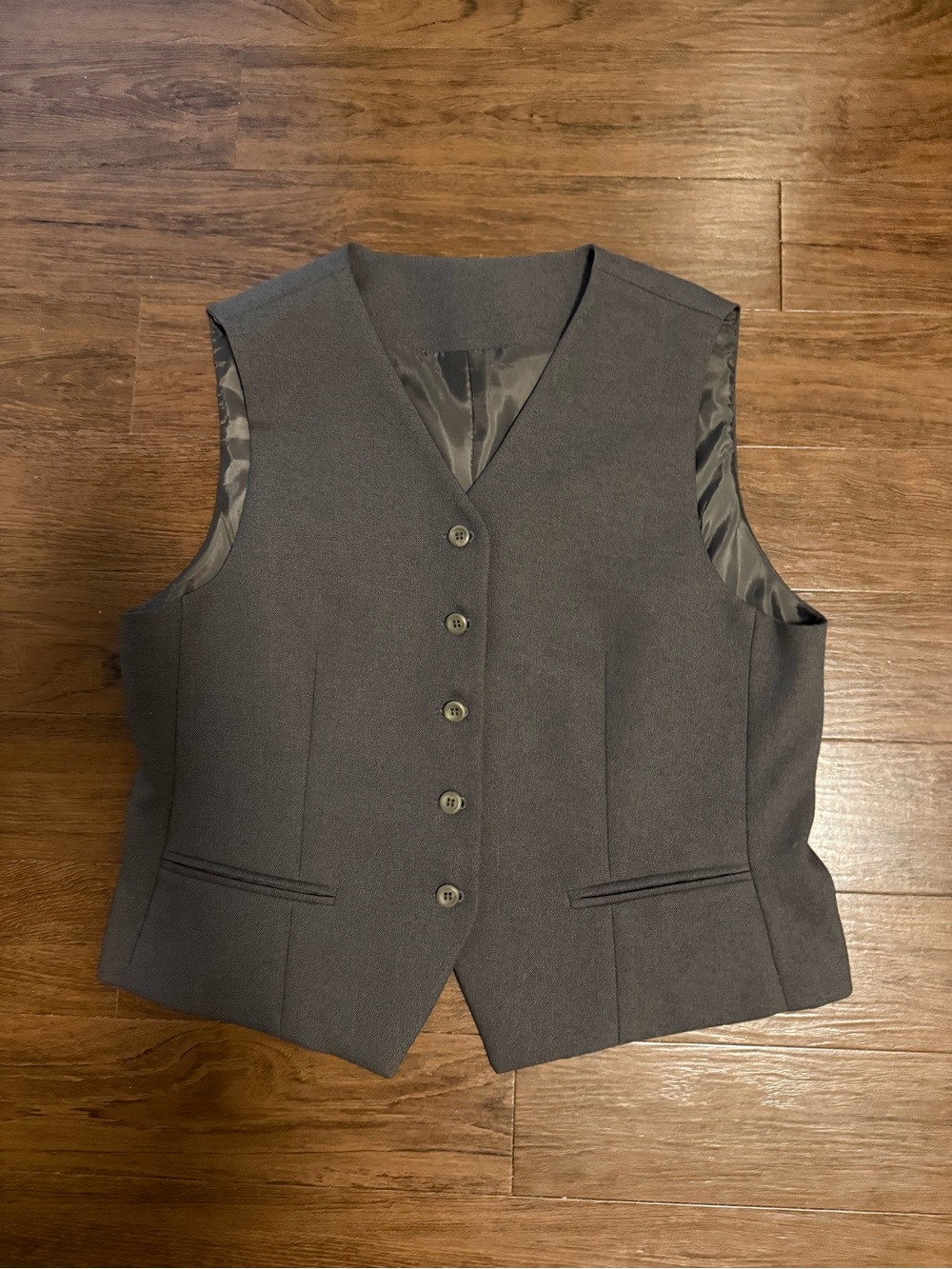 Button Up Tailored Suit Vest